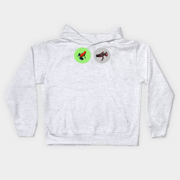 Endangered Frogs Kids Hoodie by OTLArtwork